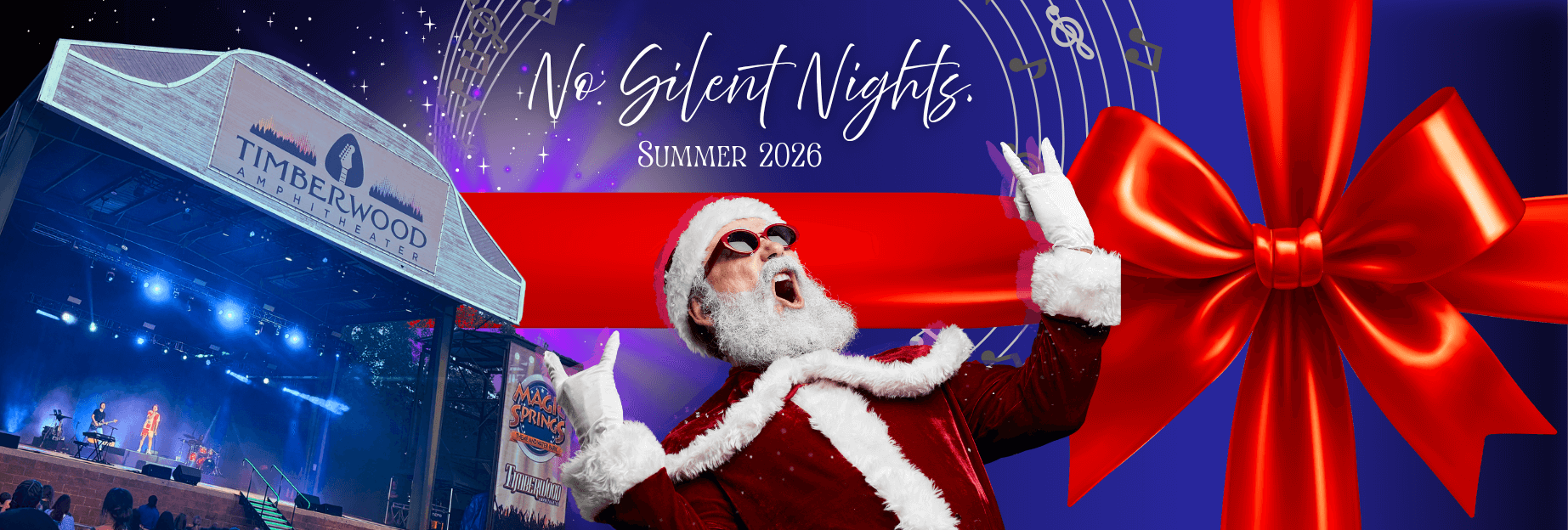 Overview photo of Magic Springs' looping roller coaster