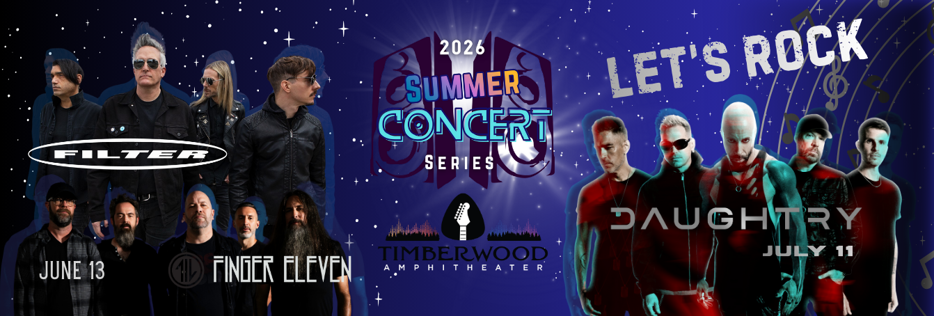 Overview photo of Magic Springs' looping roller coaster